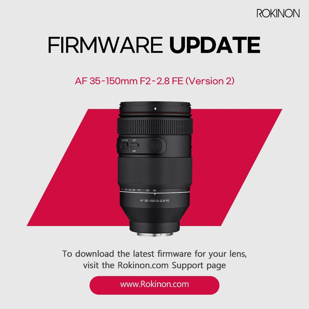 Samyang AF 35-150mm F2,0-2,8 FE für Sony E - All-in-one Zoomobjektiv Samyang AF 35-150mm F2,0-2,8 FE für Sony E - All-in-one Zoomobjektiv