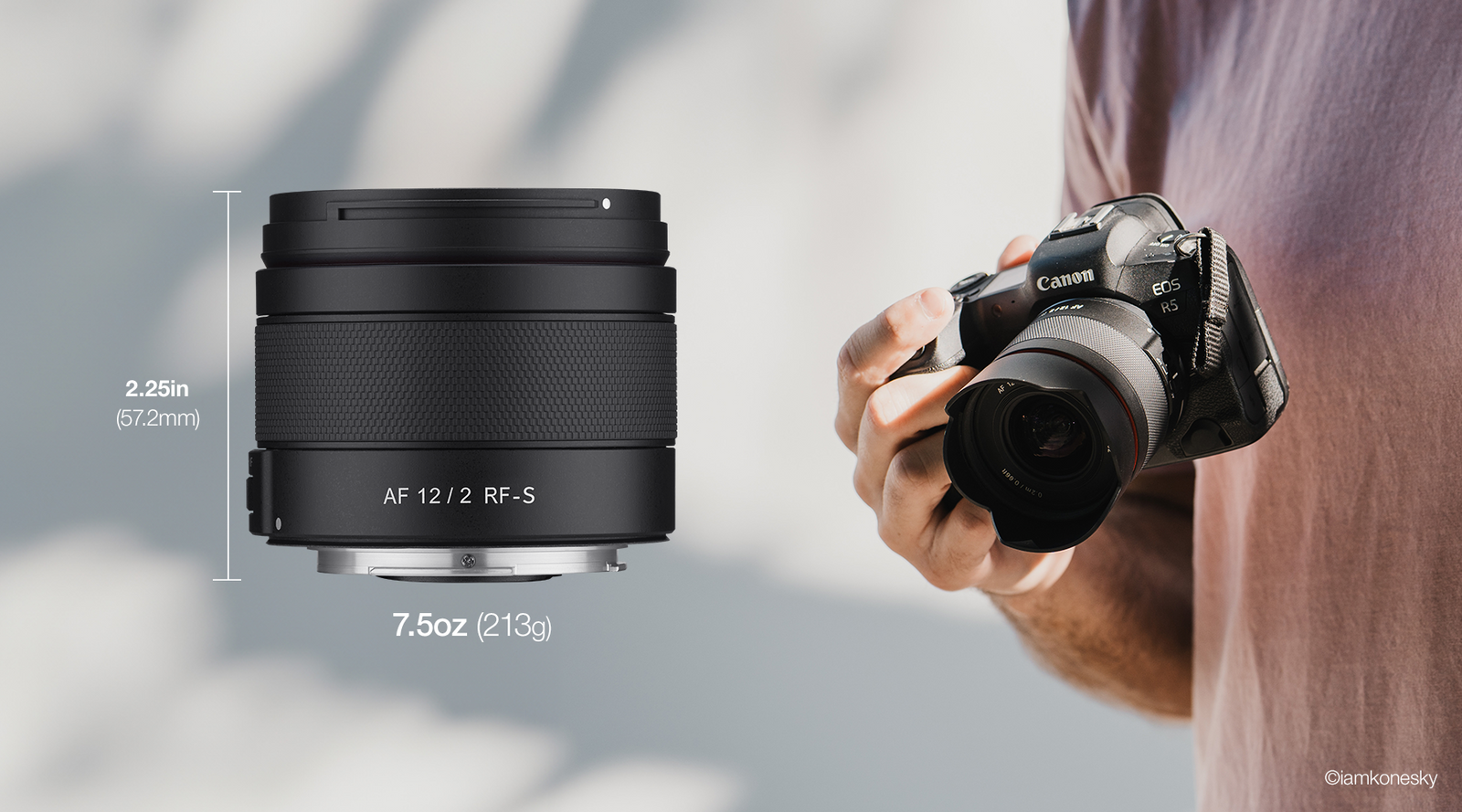 AF 12mm F2.0 RF-S Ultra-Wide Angle Prime Lens (Canon RF-S