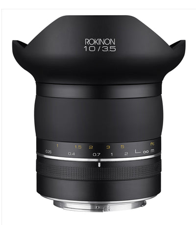 10mm F3.5 SP Full Frame Ultra Wide Angle (Canon EF with Automatic Chip) - Rokinon Lenses - SP10M-C