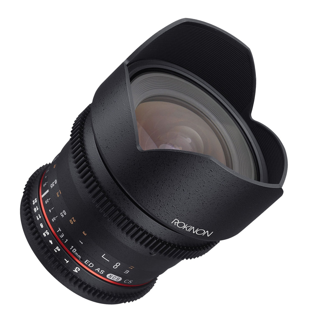 Rokinon Cine CV12M-E 12mm T2.2 シネ固定レンズ Sony Eマウントおよびその他のカメラ用 10mm-t31-ultra-wide-angle-cine