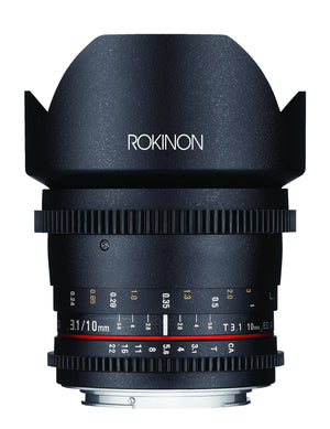 10mm T3.1 Ultra Wide Angle Cine DS - Rokinon Lenses - DS10M-C
