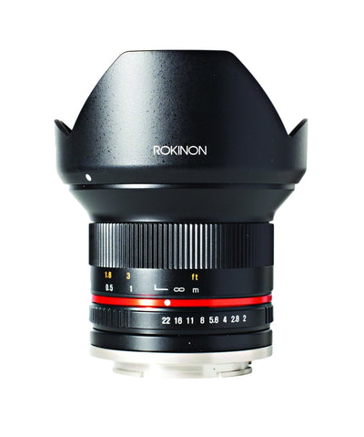 12mm F2.0 High Speed Wide Angle - Rokinon Lenses - RK12M-E