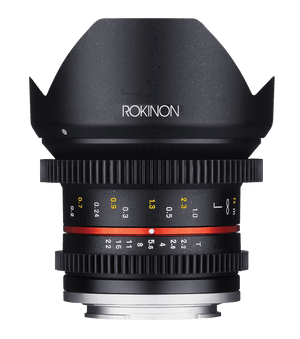 12mm T2.2 Compact High Speed Wide Angle Cine - Rokinon Lenses - CV12M-FX