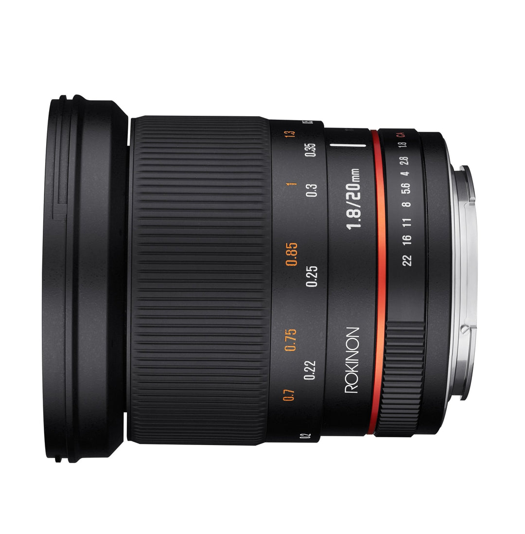 Rokinon 20???20?mm F / 1.8???22固定Prime 20?mm広角レンズfor Canon EF、ブラック(rk20?m-c) dwos6rj 20mm F1.8 Full Frame Wide Angle - Rokinon Lenses – Rokinonlenses
