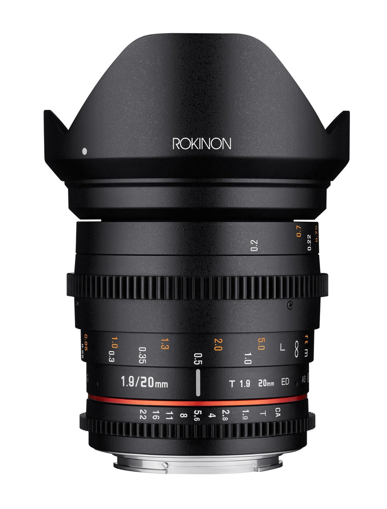 Rokinon 24mm T1.5 MFT マイクロフォーサーズ レンズ 20mm T1.9 Full Frame Wide Angle Cine DS - Rokinon Lenses