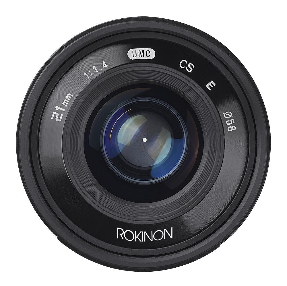21mm F1.4 Compact High Speed Wide Angle - Rokinon Lenses - RK21M-E-SIL