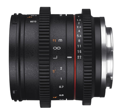 21mm T1.5 Compact High Speed Wide Angle Cine