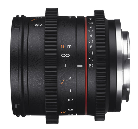21mm T1.5 Compact High Speed Wide Angle Cine - Rokinon Lenses