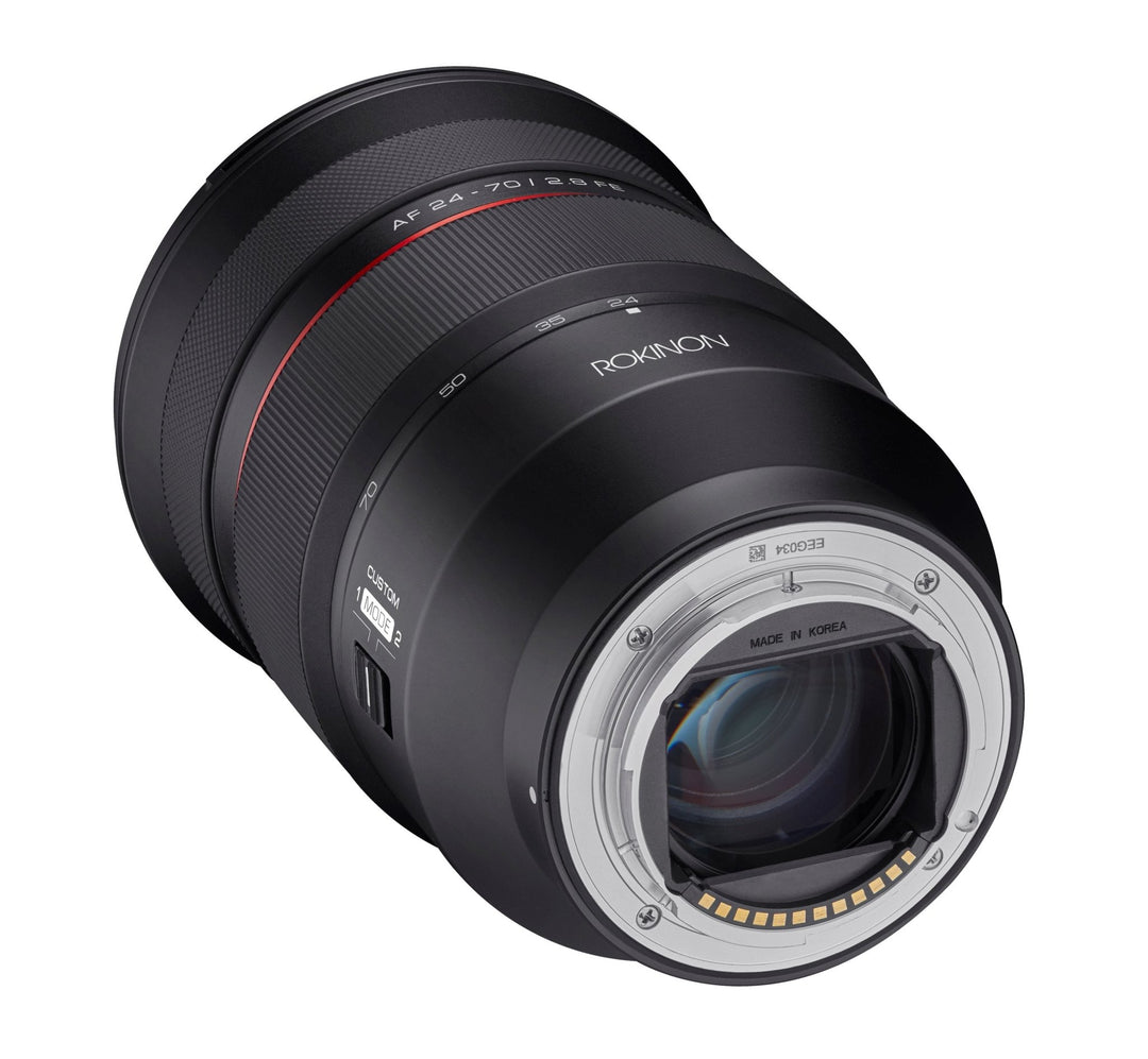 24-70mm F2.8 AF Full Frame Zoom Lens (Sony E) - Rokinon Lenses –  Rokinonlenses