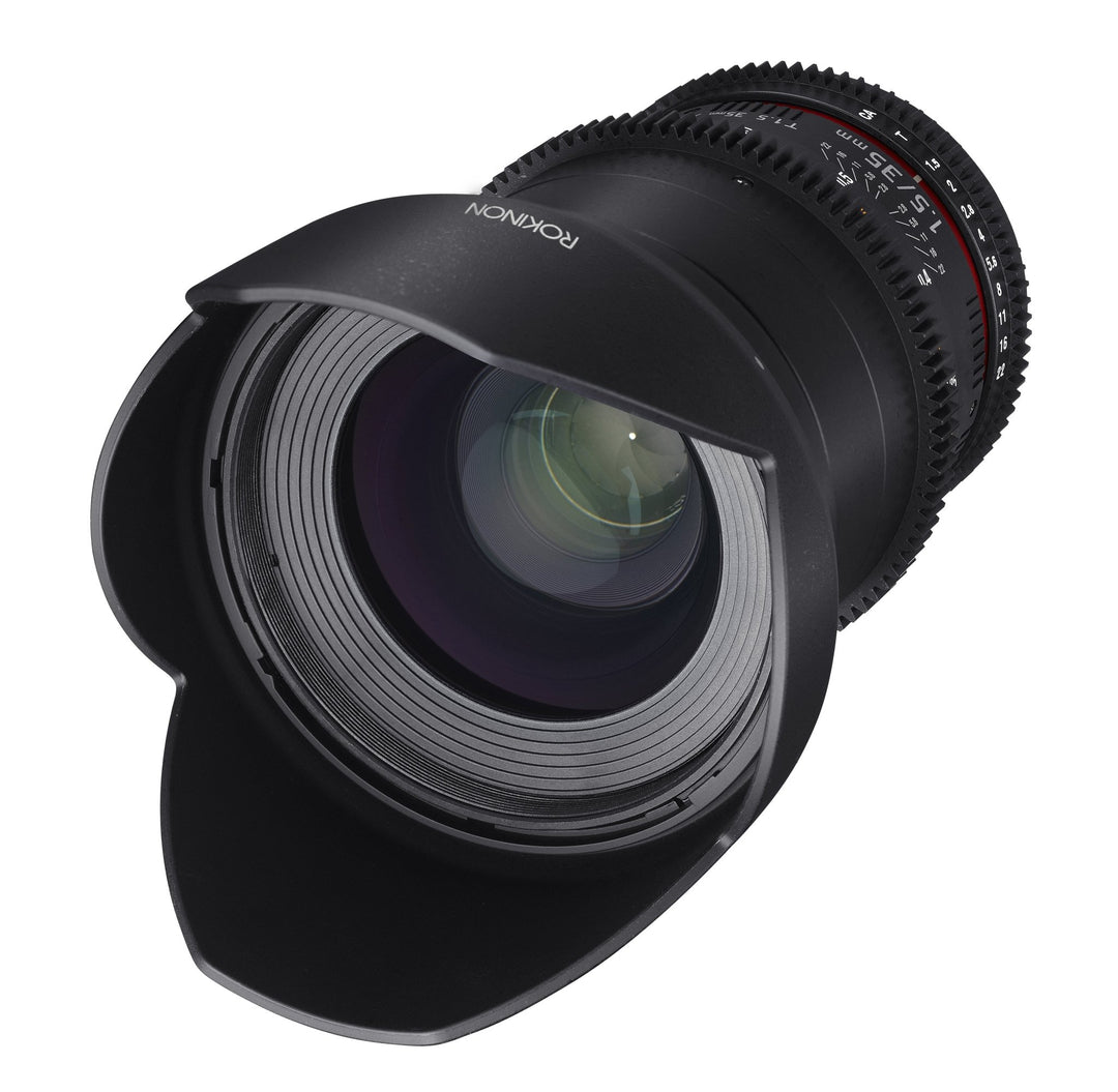 Rokinon store 35mm T1.5 e-mount