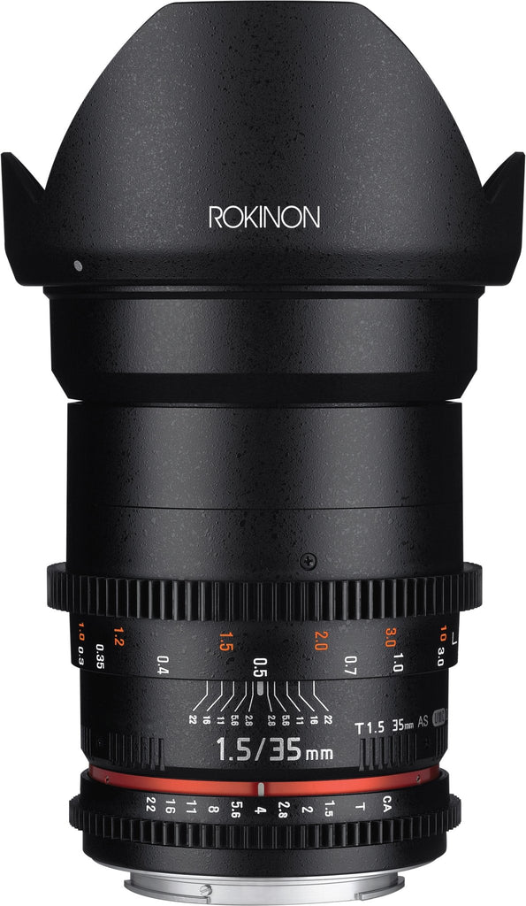 35mm T1.5 Full Frame Wide Angle Cine DS - Rokinon Lenses ...