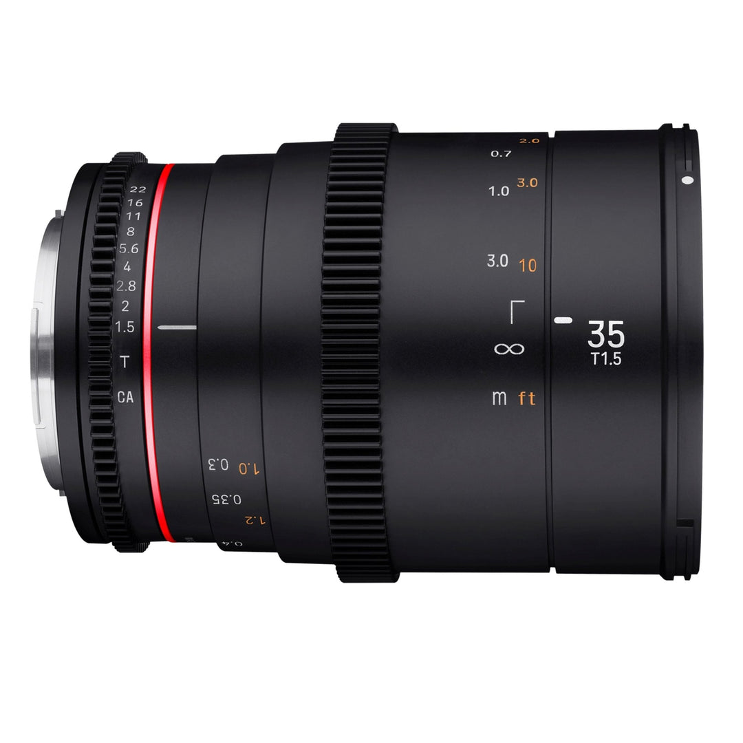 35mm Full Frame Wide Angle Cine DSX Rokinon Lenses