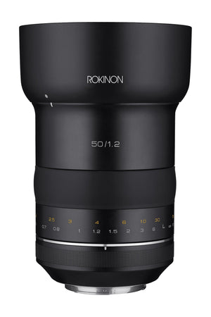 50mm F1.2 SP Full Frame (Canon EF with Automatic Chip) - Rokinon Lenses - SP50M-C
