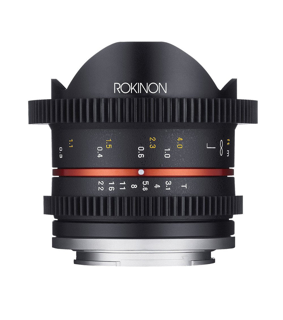 8mm T3.1 Compact High Speed Fisheye Cine - Rokinon Lenses