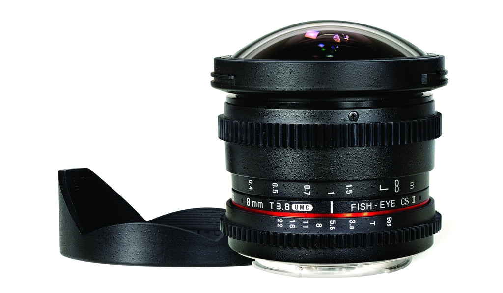 8mm T3.8 Compact HD Fisheye Cine - Rokinon Lenses