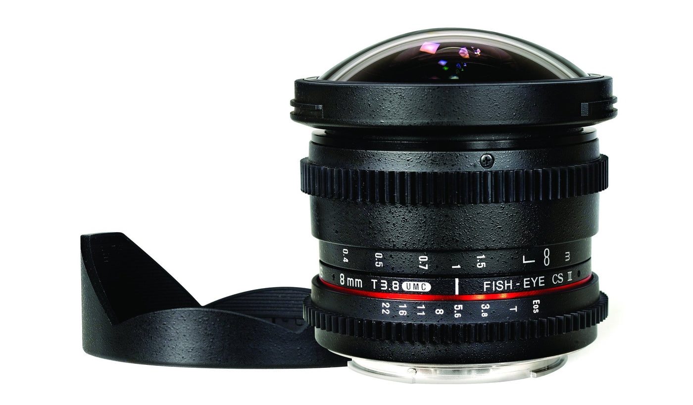 8mm T3.8 Compact HD Fisheye Cine - Rokinon Lenses - RKHD8MV-C