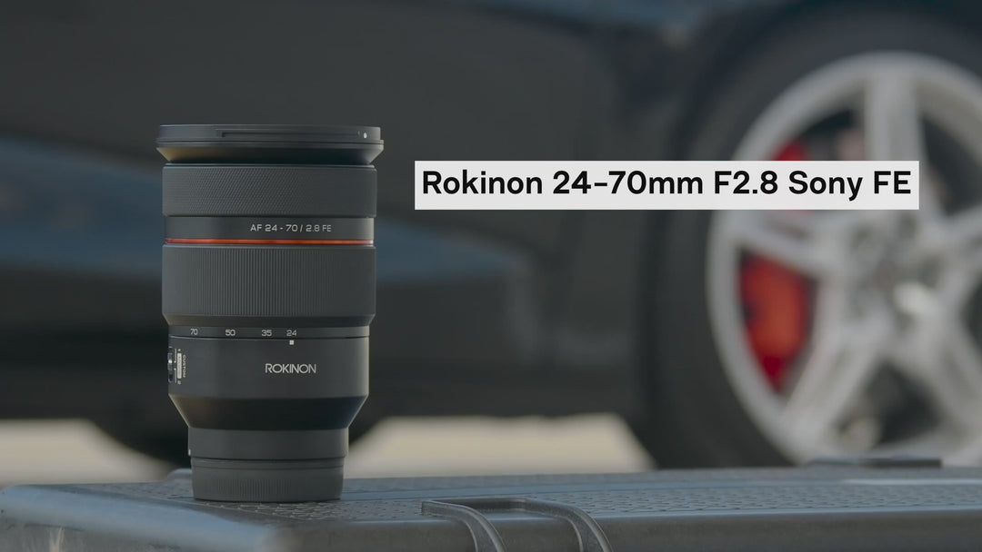 24-70mm F2.8 AF Full Frame Zoom Lens (Sony E) - Rokinon Lenses